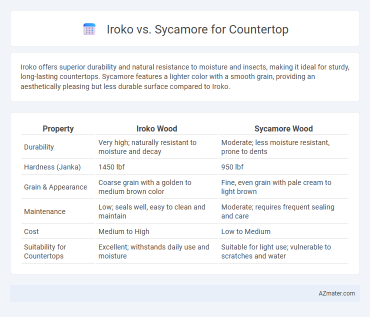 Iroko vs. Sycamore for Countertop - What is The Difference?