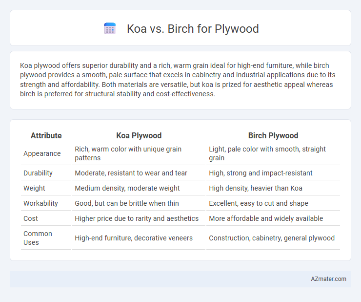 Koa vs. Birch for Plywood - What is The Difference?