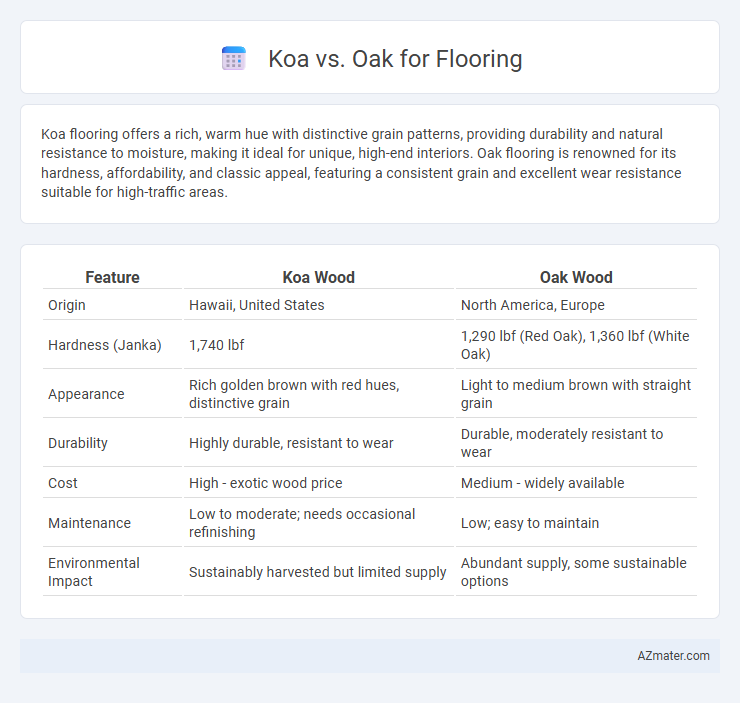 Koa vs. Oak for Flooring - What is The Difference?
