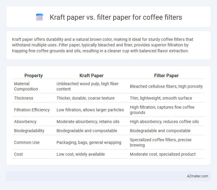 Kraft paper vs. filter paper for coffee filters - What is The Difference?