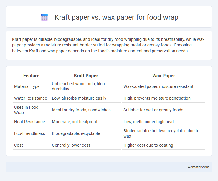 Kraft paper vs. wax paper for food wrap - What is The Difference?