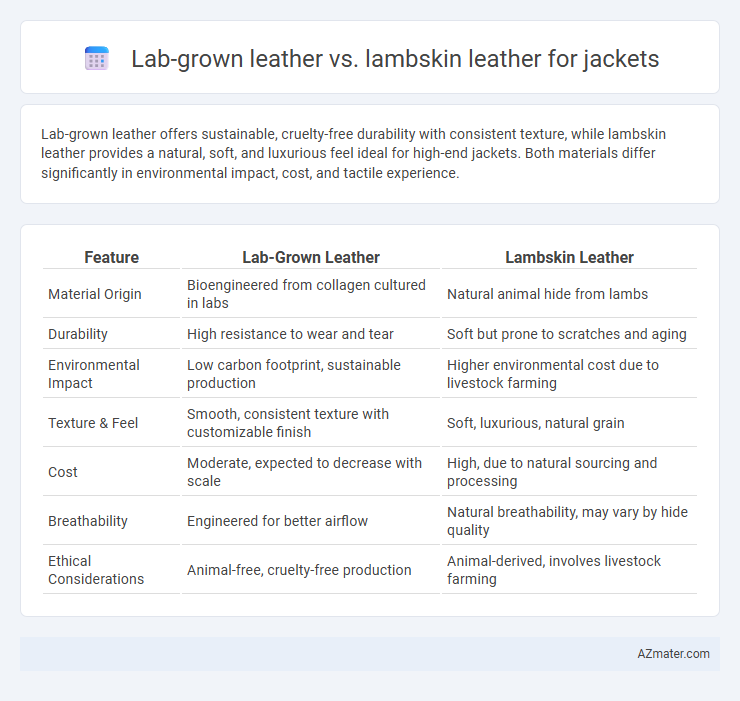 Lab-grown leather vs. lambskin leather for jackets - What is The Difference?