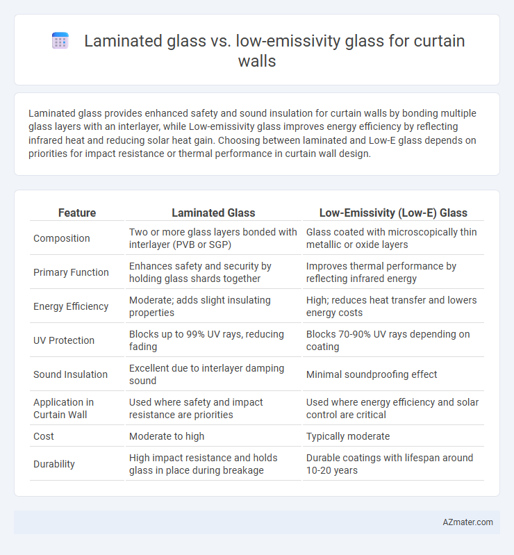 Laminated glass vs. low-emissivity glass for curtain walls - What is The Difference?