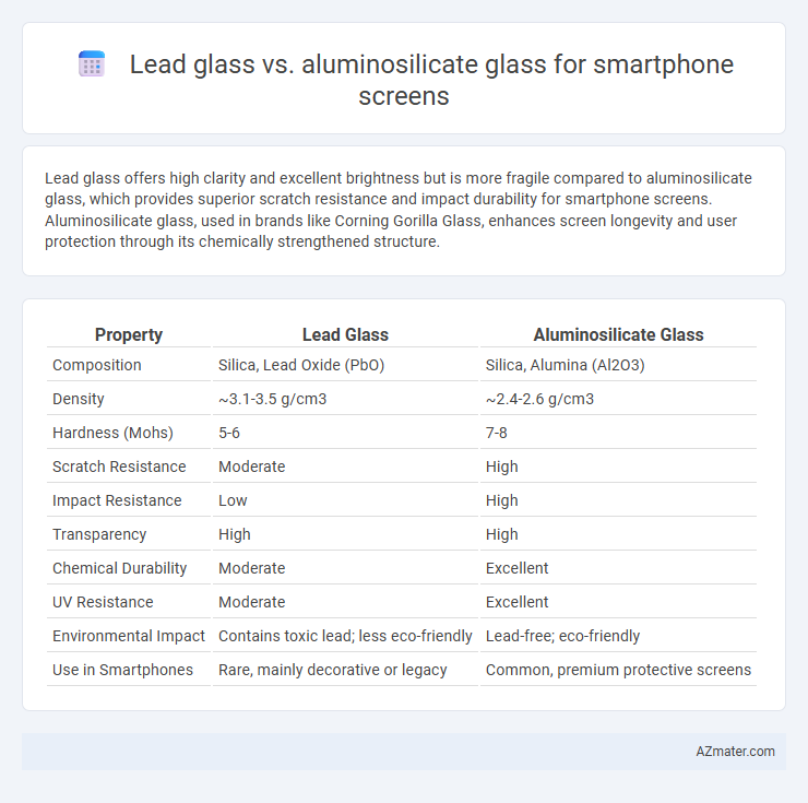 Lead glass vs. aluminosilicate glass for smartphone screens - What is The Difference?
