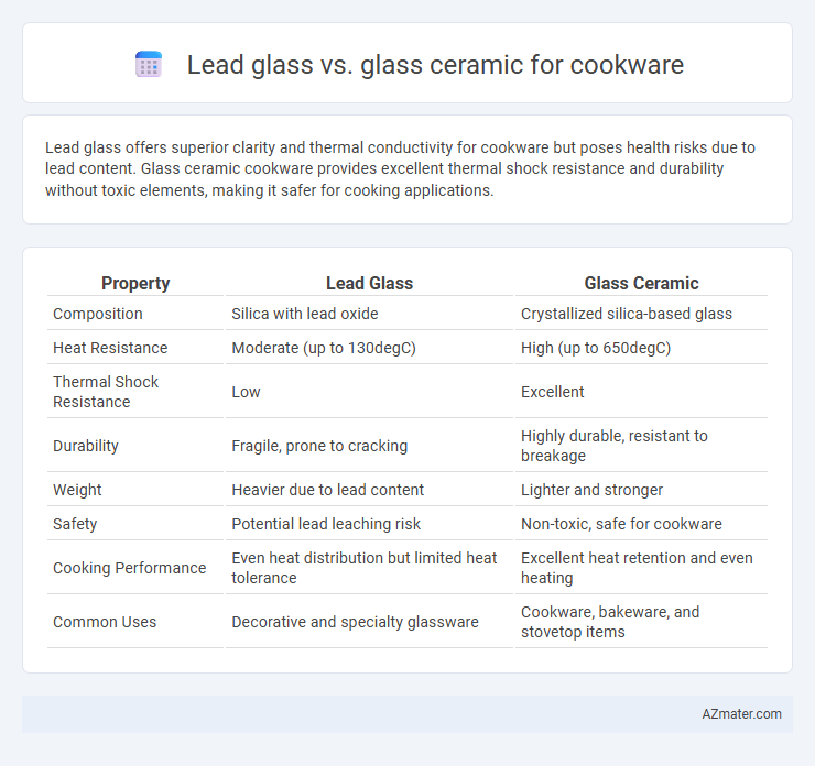 Lead glass vs. glass ceramic for cookware - What is The Difference?
