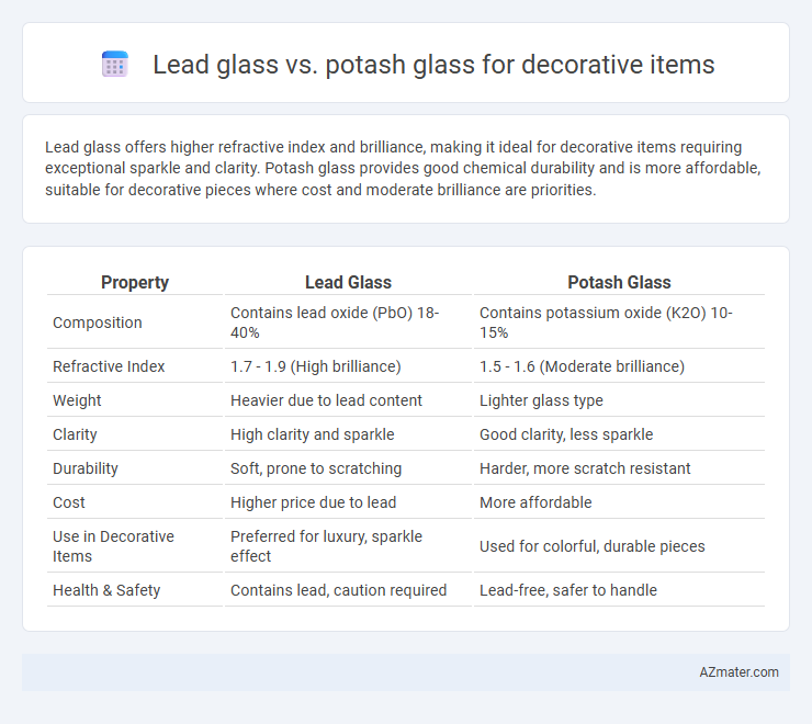 Lead glass vs. potash glass for decorative items - What is The Difference?