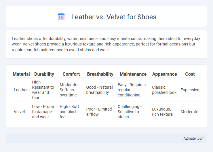 Leather vs. Velvet for Shoes - What is The Difference?