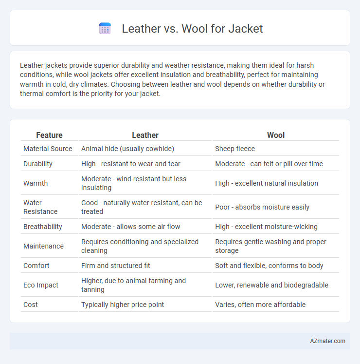 Leather vs. Wool for Jacket - What is The Difference?