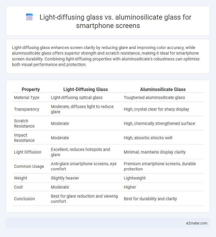 Light-diffusing glass vs. aluminosilicate glass for smartphone screens - What is The Difference?