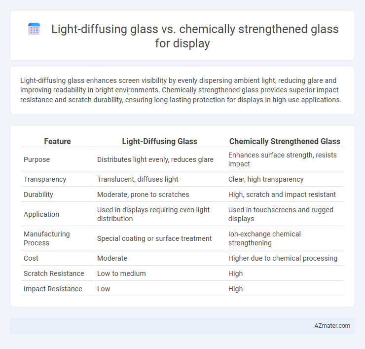 Light-diffusing glass vs. chemically strengthened glass for display - What is The Difference?
