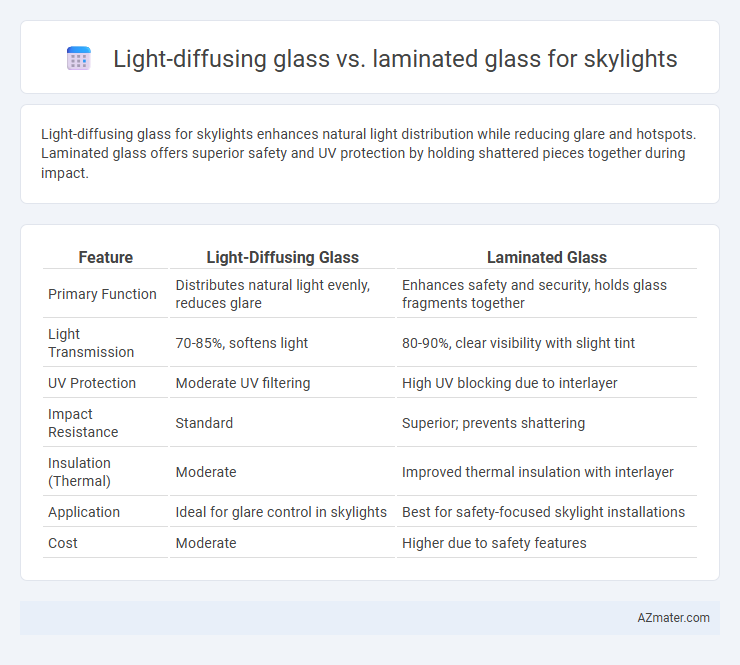 Light-diffusing glass vs. laminated glass for skylights - What is The Difference?