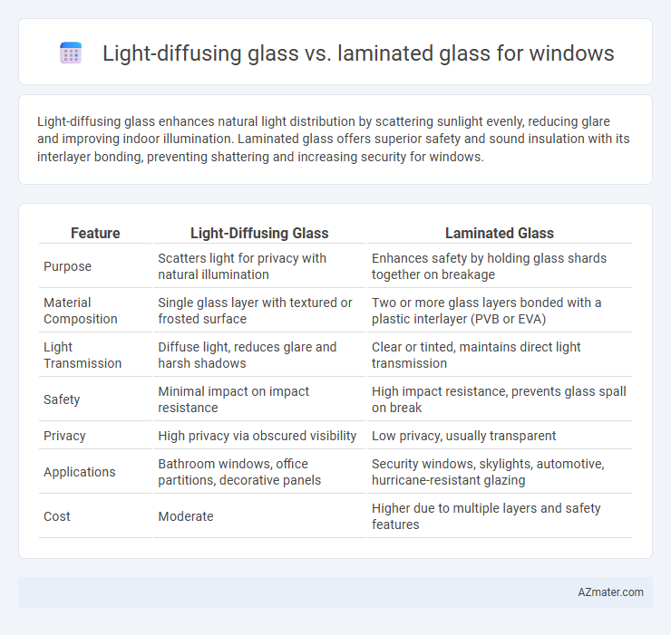 Light-diffusing glass vs. laminated glass for windows - What is The Difference?