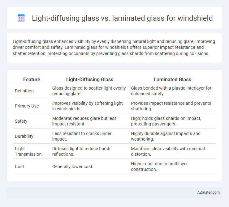 Light-diffusing glass vs. laminated glass for windshield - What is The Difference?