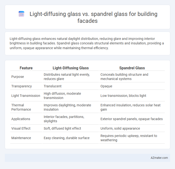Light-diffusing glass vs. spandrel glass for building facades - What is The Difference?