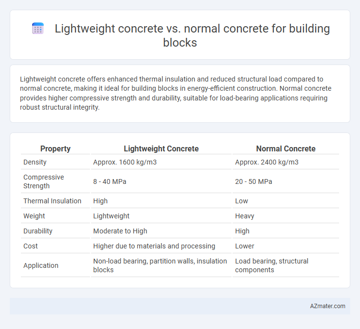 Lightweight concrete vs. normal concrete for building blocks - What is The Difference?