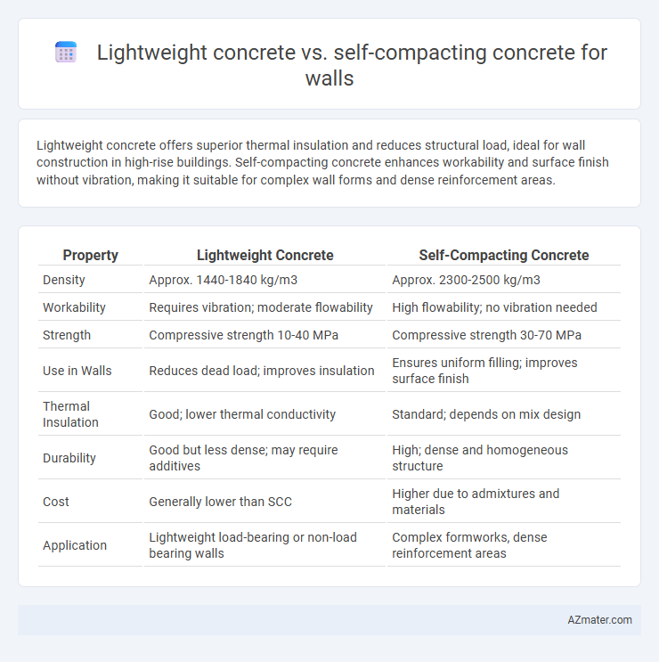 Lightweight concrete vs. self-compacting concrete for walls - What is The Difference?