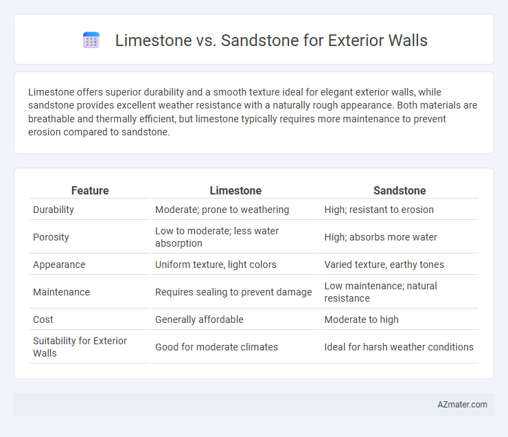 Limestone vs. Sandstone for Exterior Walls - What is The Difference?