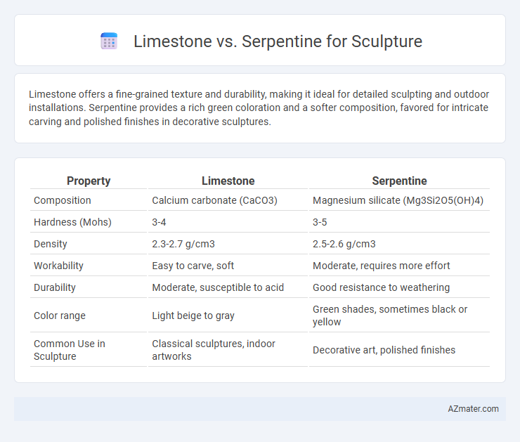 Limestone vs. Serpentine for Sculpture - What is The Difference?