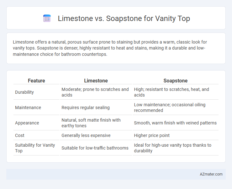 Limestone vs. Soapstone for Vanity Top - What is The Difference?
