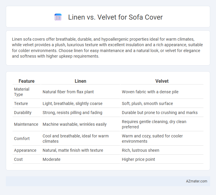 Linen vs. Velvet for Sofa Cover - What is The Difference?