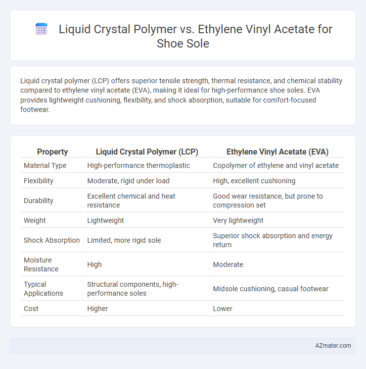 Liquid Crystal Polymer vs. Ethylene Vinyl Acetate for Shoe Sole - What is The Difference?