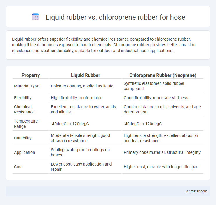 Liquid rubber vs. chloroprene rubber for hose - What is The Difference?
