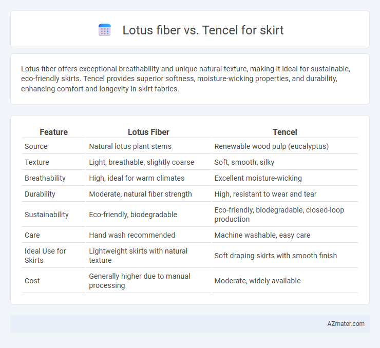 Lotus fiber vs. Tencel for skirt - What is The Difference?