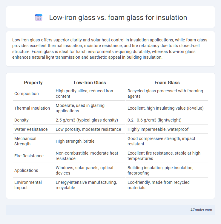 Low-iron glass vs. foam glass for insulation - What is The Difference?