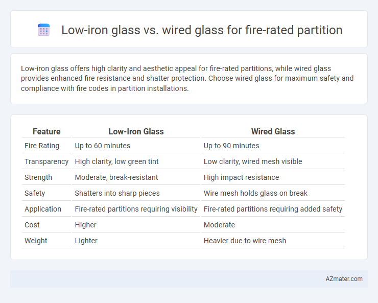 Low-iron glass vs. wired glass for fire-rated partition - What is The Difference?