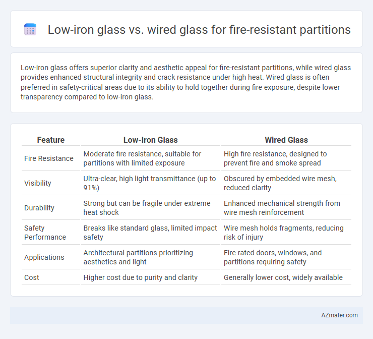 Low-iron glass vs. wired glass for fire-resistant partitions - What is The Difference?