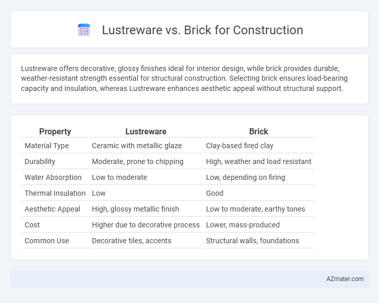 Lustreware vs. Brick for Construction - What is The Difference?
