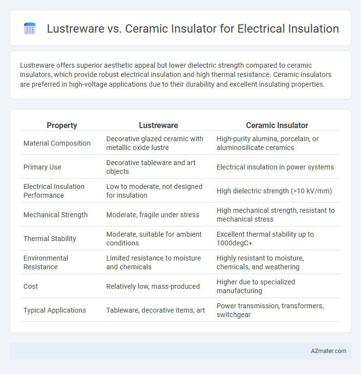 Lustreware vs. Ceramic Insulator for Electrical Insulation - What is The Difference?