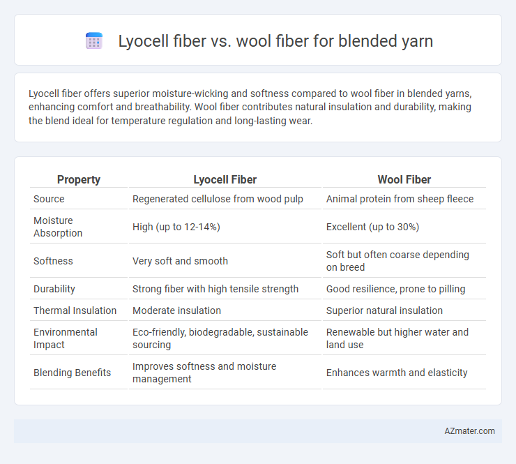 Lyocell fiber vs. wool fiber for blended yarn - What is The Difference?