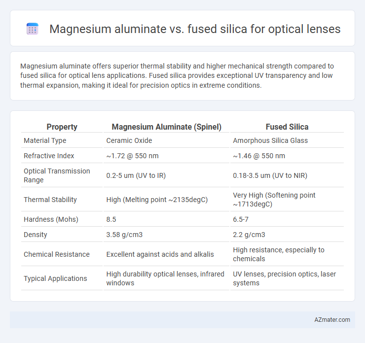 Magnesium aluminate vs. fused silica for optical lenses - What is The Difference?