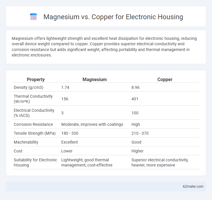 Magnesium vs. Copper for Electronic Housing - What is The Difference?