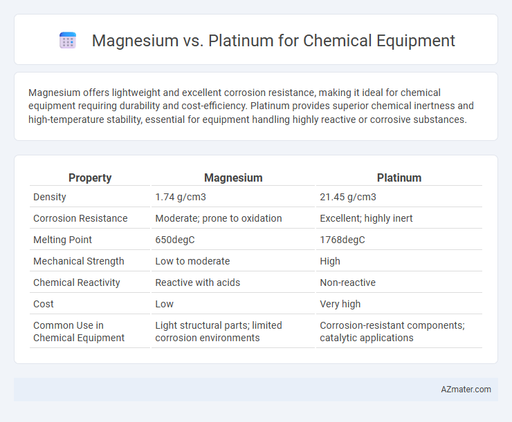 Magnesium vs. Platinum for Chemical Equipment - What is The Difference?