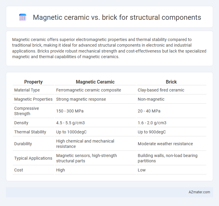 Magnetic ceramic vs. brick for structural components - What is The Difference?