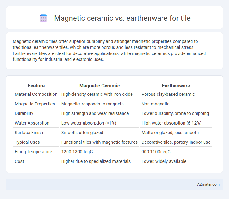 Magnetic ceramic vs. earthenware for tile - What is The Difference?