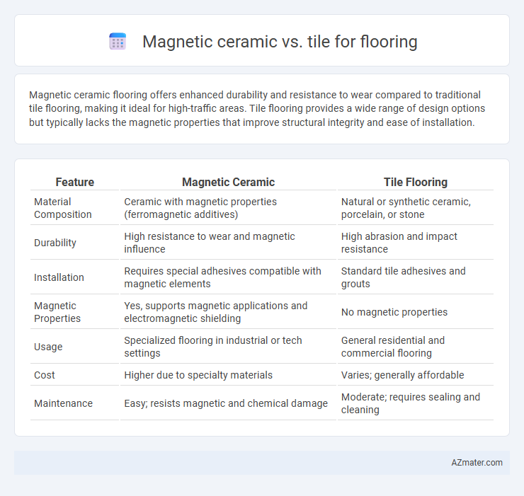 Magnetic ceramic vs. tile for flooring - What is The Difference?