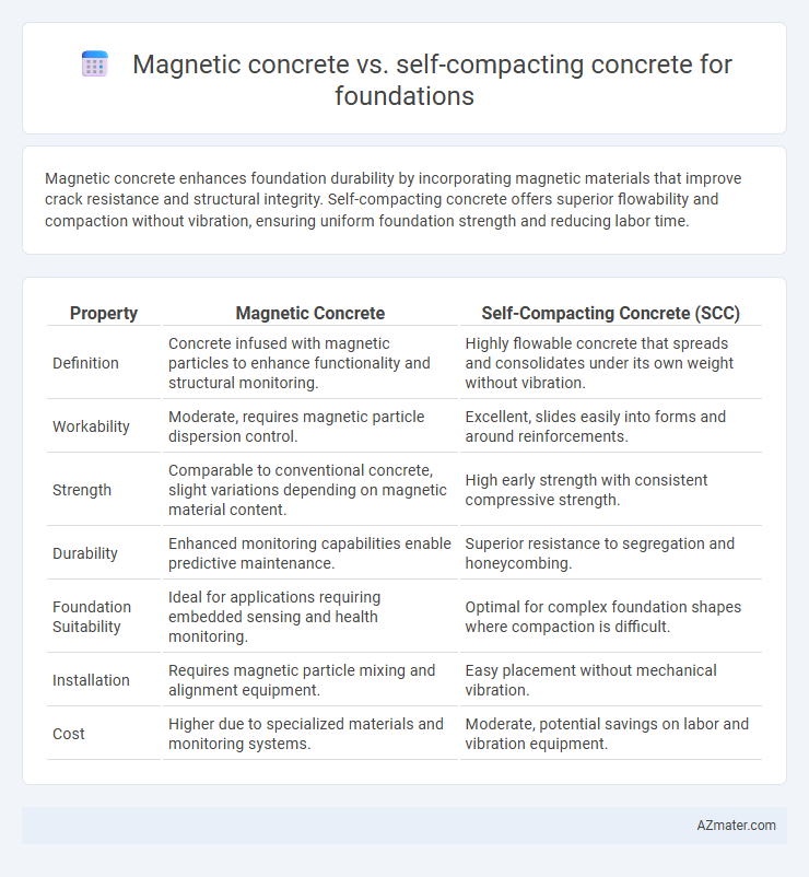 Magnetic concrete vs. self-compacting concrete for foundations - What is The Difference?