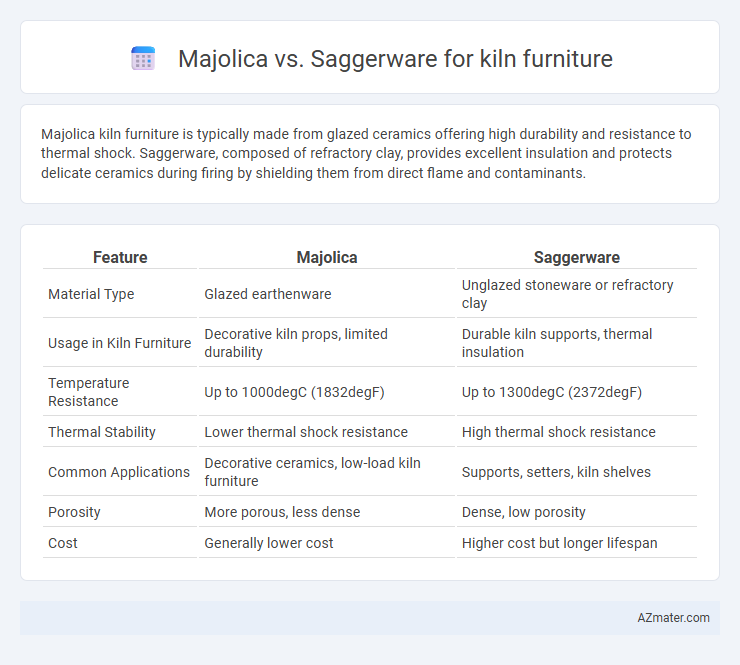 Majolica vs. Saggerware for kiln furniture - What is The Difference?