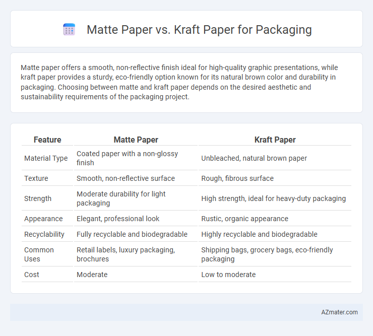 Matte Paper vs. Kraft Paper for Packaging - What is The Difference?