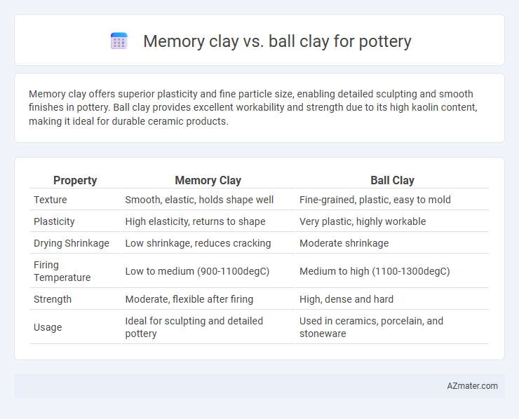 Memory clay vs. ball clay for pottery - What is The Difference?
