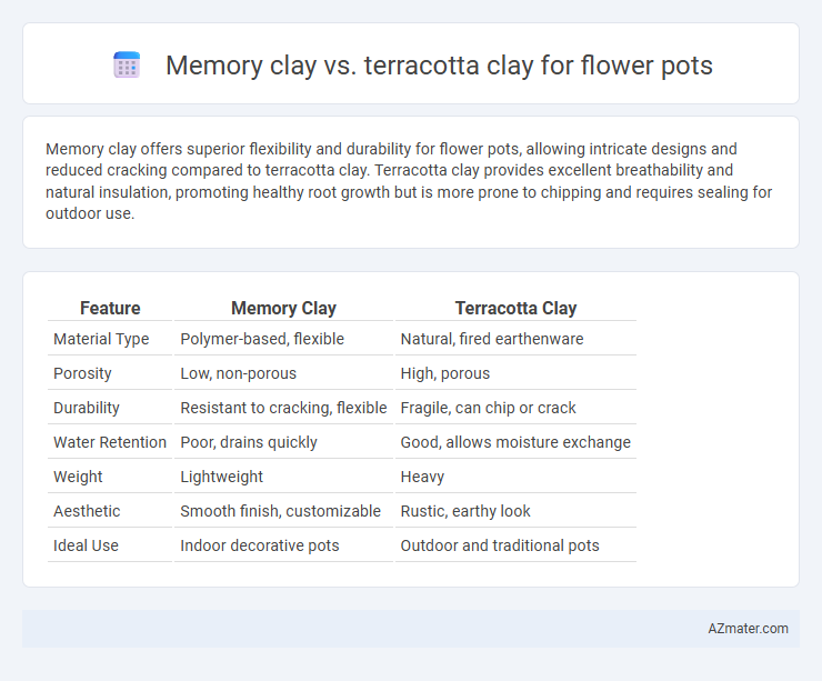 Memory clay vs. terracotta clay for flower pots - What is The Difference?