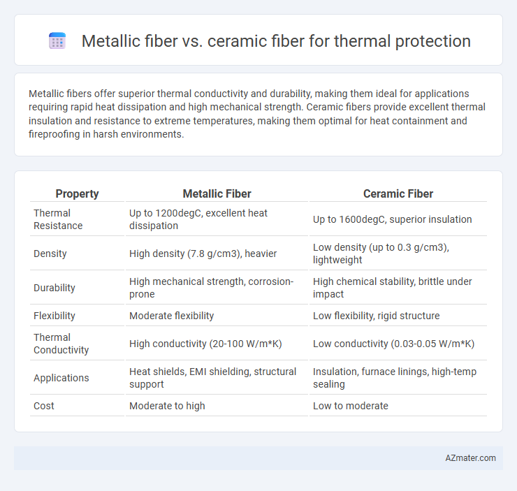 Metallic fiber vs. ceramic fiber for thermal protection - What is The Difference?
