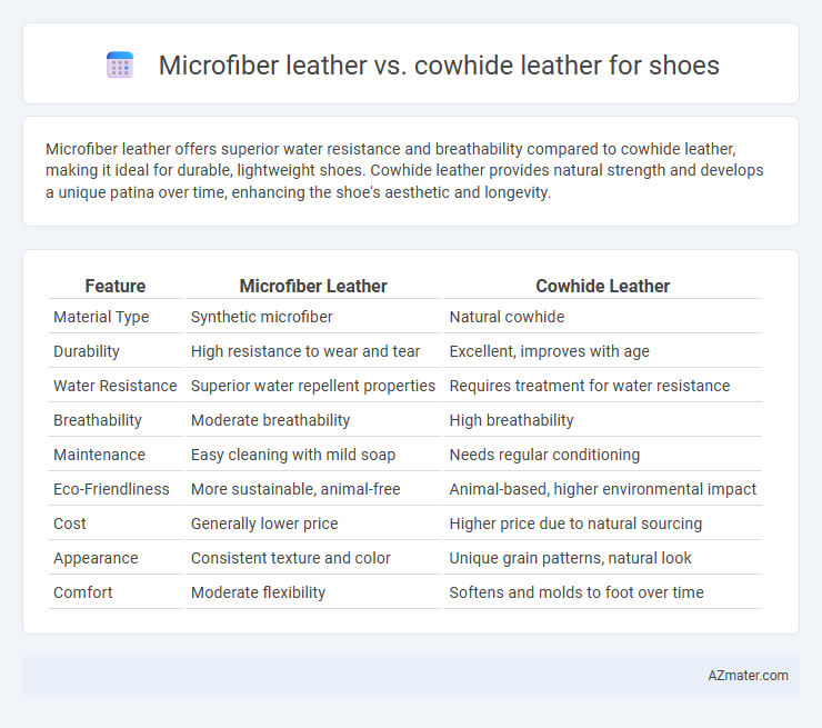Microfiber leather vs. cowhide leather for shoes - What is The Difference?