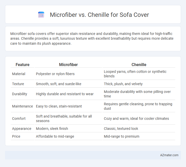 Microfiber vs. Chenille for Sofa Cover - What is The Difference?