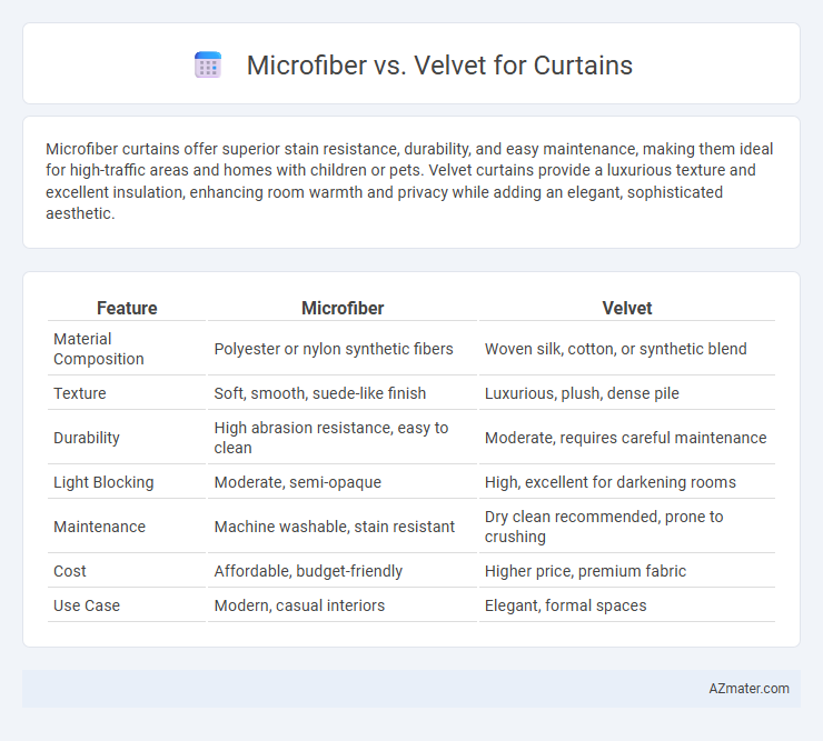 Microfiber vs. Velvet for Curtains - What is The Difference?