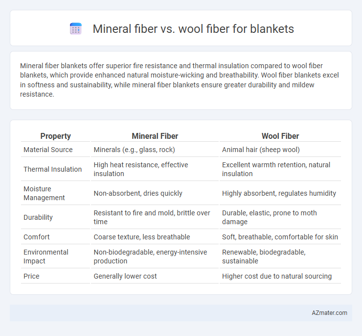 Mineral fiber vs. wool fiber for blankets - What is The Difference?