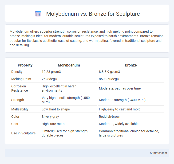 Molybdenum vs. Bronze for Sculpture - What is The Difference?